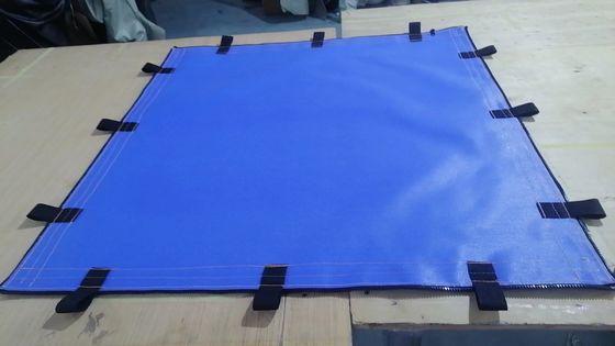 Beli Kain Serat Kaca Lapisan Silikon Dengan Loop Genggam Zipper Untuk Habitat Las Aman Di Platform Luar Pantai online manufacture