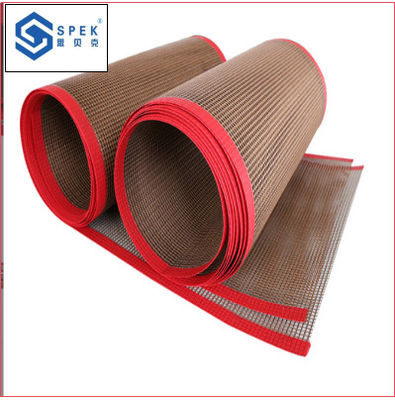 Beli Food Grade  High Temperature mesh cloth wear resistant dobule werp double eimensional conveyor belt online manufacture