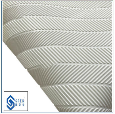 Beli Pola tulang ikan pita konveyor ringan putih kelas makanan online manufacture