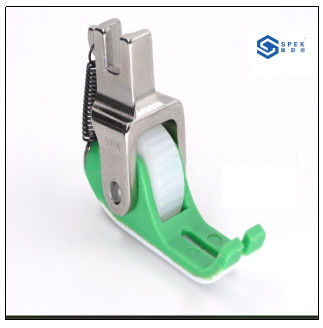Beli Upgraded Wide Seem Plastic Roller Press Foot Dengan PTFE Attachment Untuk Mesin Jahit Dan suku cadang online manufacture