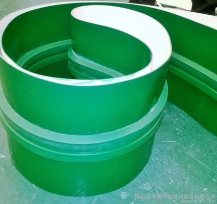 Beli 3mm Hijau PVC Conveyor Sabuk Halus Mengkilap Food Grade Conveyor Sabuk Suhu Tinggi online manufacture