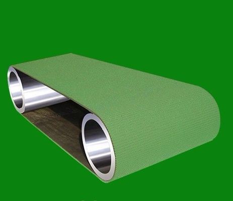 Beli 1.6mm Ketebalan PVC Conveyor Sabuk Diamond Bagasi Atas Conveyor Sabuk Green Black online manufacture