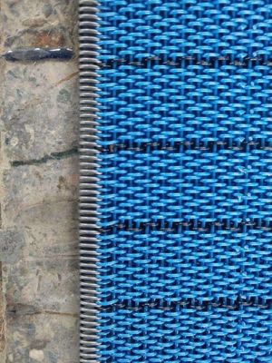Beli Sabuk Jaring MDF Antistatik Poliester Biru Sabuk Konveyor Poliester online manufacture