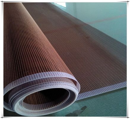 Beli Tan Brown  Mesh UV Dryer Conveyor Belt Untuk Tinta UV Lem UV online manufacture
