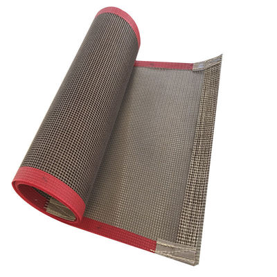 Sabuk Konveyor Mesh PTFE Plastik Dengan Penguatan Tepi
