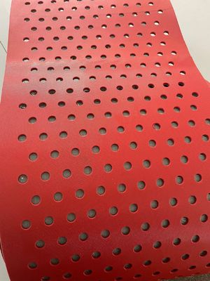 Bensin Pvc Conveyor Belt Halus Mengkilap Dengan Pola Yang Berbeda