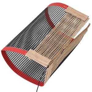 Sesuaikan Ptfe Dilapisi Fiberglass Tahan Panas / Sabuk Konveyor Jala Terbuka