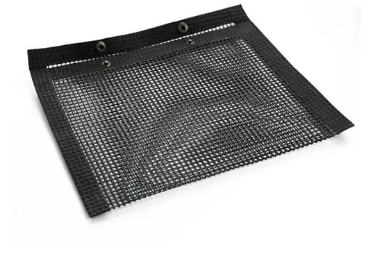 Black Outdoor Picnic Tool Berpakaian Ulang Non Stick BBQ Grill Bag Food Grade