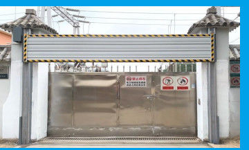 Disesuaikan Baffle banjir paduan aluminium retractable tanpa konstruksi