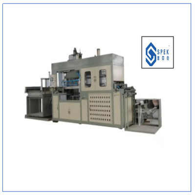 Jual Baik Mesin Pembuatan Tray Biji Mesin Thermoforming Mesin Otomatis PS Makanan Container Dish Produksi Line\