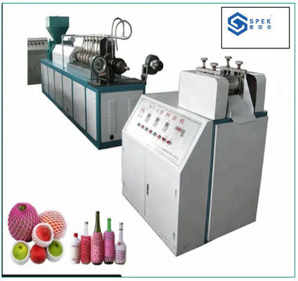 Plastic Sleeve EPE Foam Net Extruder Making Machine Untuk Bottle Buah, Sayuran, Rose,Anggur