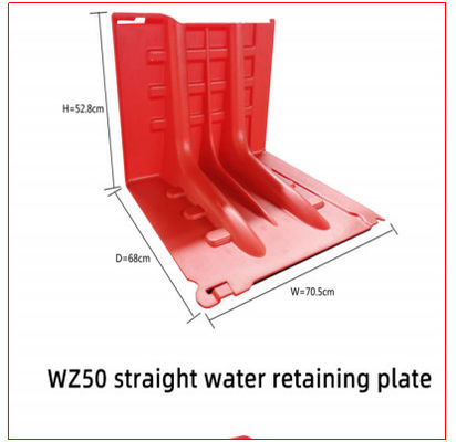 tinggi 52,8 merah ABS plastik anti-UV lapisan banjir diffuser