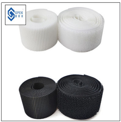 Custom non-garuk Velcro non-fuzz tali adesif nilon tanpa sikat jahitan tali Velcro