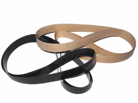 Satu Mesin Sekring Ply Belt Coklat Hitam Ringan PTFE Dilapisi