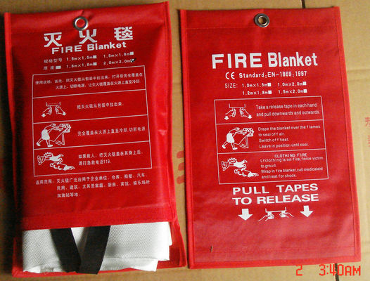 2m * 2m Glassfiber Fire Blanket Fire fighting blanket