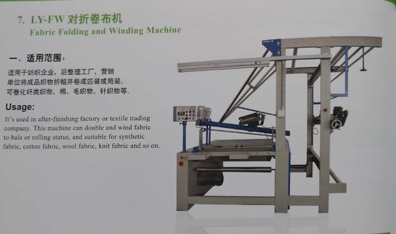Peralatan Kain Tekstil Finishing / Kain Lipat Dan Mesin Berliku