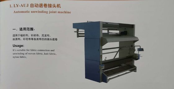 Mesin Finishing Bersama Unwinding Digunakan Dalam Industri Garmen Berat 1450kgs