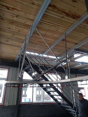 Sistem Gantung Garmen Penyimpanan Cerdas Stainless Steel