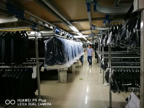 Sistem Gantung Garmen Konveyor Vertikal Gudang Ss