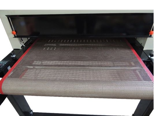 PTFE  Coated Fiberglass Conveyor Belt Untuk Pengering Konveyor Pencetakan T-Shirt
