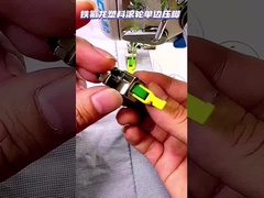 Teflon baru kaki putar kanan dan kiri kaki tunggal cocok untuk ritsleting pada pakaian