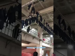 Lokakarya SS penyimpanan cerdas Sistem gantung pakaian Menghemat ruang