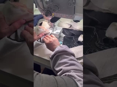 Komputerisasi Menyambungkan Pad ke Armour Holes dan Trimming Edge Mesin Jahit