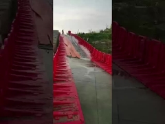 Tinggi 110cm ABS Plastik Merah Anti-UV nyaman Banjir Baffier