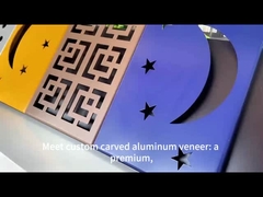 Disesuaikan Unik Ukiran Aluminium Veneer untuk Proyek Arsitektur Modern